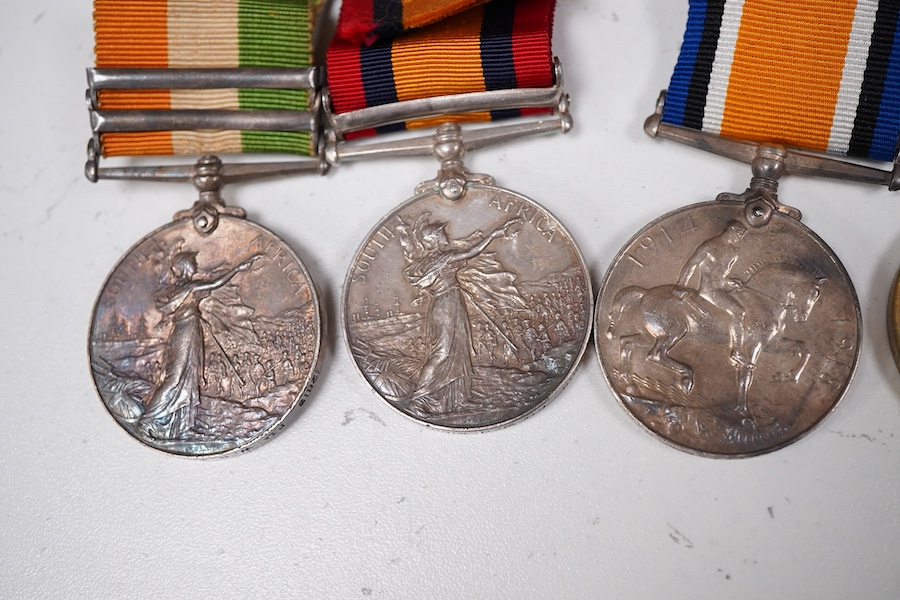A Victoria, EVII and GV military medal group awarded to 12819 S. Sgt. W.H. Riches, R.A.M.C., comprising of five medals